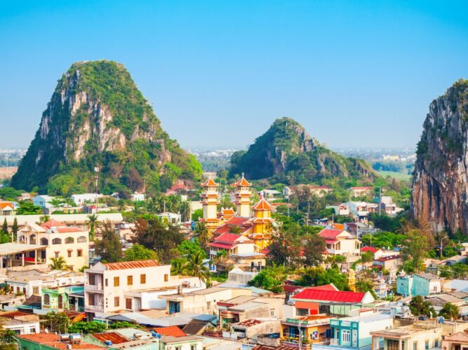 Marble Mountains & Lady Buddha from Da Nang